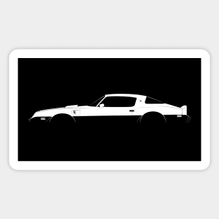 Pontiac Firebird Trans Am (1979) Silhouette Magnet